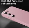 A close-up of the back of a pink phone case, showing the camera lens cutouts. Náhled obrázku produktu