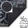 Tappeto Tapiso RITZ vintage blu navy grigio soggiorno Anteprima dell’immagine prodotto 5