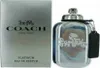 A Coach Platinum Eau de Parfum bottle and its packaging are displayed side-by-side against a white background. Anteprima dell’immagine prodotto