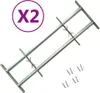 vidaXL Griglie di sicurezza regolabili per finestre, 2 Anteprima dell’immagine prodotto 5