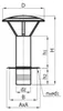 WDA 200 mm Schornsteinverlängerung Schornsteinabdeckung Produktbild-Vorschau 3