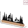 UNUS Deko Aufsteller Haus im Wald mit Rehen in schwarz Produktbild-Vorschau 5