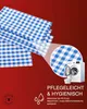 Landhaus Tischdecke 10 mm Karo blau-weiß 110 x 110 Produktbild-Vorschau 4
