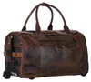 Greenburry Reisetasche mit Rollen Leder Trolley antikbraun Produktbild-Vorschau 12