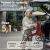Deambulatore pieghevole e leggero ELONEO in carbonio con Anteprima dell’immagine prodotto 3