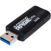 A black USB flash drive with silver and blue accents, shown at an angle on a white background. Anteprima dell’immagine prodotto