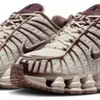 Nike Shox TL "Light Bone Burgundy Crush" Braun, Größe: 40 Produktbild-Vorschau 2