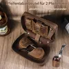 Leder-Pfeifentasche aus Rindsleder ,für 2 Pfeifen & Produktbild-Vorschau 7