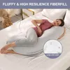 (gris clair) Coussin de grossesse en forme de J pour Voir les images du produit 6