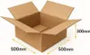 An open cardboard box with dimensions indicated. Podgląd zdjęcia produktu