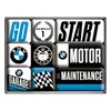 Nostalgic-Art - Set de 9 aimants - BMW - Moteur BMW Voir les images du produit 2
