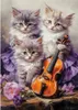 Puzzle 500 pièces Chatons Musicaux 053988 Castorland Voir les images du produit 2