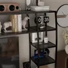TV-Wand mit 6 Ablagen, Großes TV-Schrank, TV-Wandrahmen, Produktbild-Vorschau 4