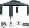 Pavillon Gartenzelt Gartenpavillon Elda 3x4m Metall Produktbild-Vorschau 7