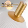 ZMH Hängelampe Esstisch Pendelleuchte Glas E27 Gold Produktbild-Vorschau 11