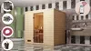 Karibu Sauna Innensauna Heimsauna MILA 3 Sparset 196x146 cm Produktbild-Vorschau 1