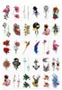 Boho-Tattoos, waschbar, temporär, schwarz, 30 Blatt, farbig Produktbild-Vorschau 2