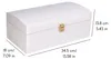 Creative Deco XXL Witte Grote Houten Doos, 34,5 x 18 x 13,8 Productafbeelding-voorbeeld 3