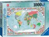 Puzzle RAVENSBURGER Kolorowa mapa świata 1000 elementów Podgląd zdjęcia produktu 2