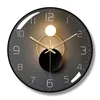 Leuchtende Wanduhr - Funkgesteuert - 4 blaue LEDs - Produktbild-Vorschau 2