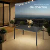 Table de jardin BIANCA 150 x 90 cm pieds réglables en Voir les images du produit 7