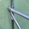 Close-up of a greenhouse frame and its plastic covering. Produktbild-Vorschau