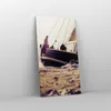 Bild auf Leinwand - Leinwandbild - Meer Yacht Welle - Produktbild-Vorschau 4