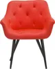 Esszimmerstuhl HLO-CP39 Kunstleder  rot Produktbild-Vorschau 2