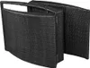 vidaXL Bain de soleil pliable avec support Poly rotin noir Voir les images du produit 6