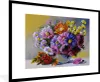 MuchoWow® Gerahmtes Poster Ölfarbe - Blumen - Stillleben Produktbild-Vorschau 1