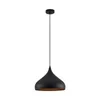 Lindby Hängelampe Ritana, schwarz-gold, Metall, Ø 31cm, E27 Produktbild-Vorschau 1