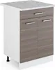 Küchenunterschrank Vicco R-Line Edelgrau 60 cm mit Produktbild-Vorschau 1
