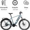 Zündapp X850 Trekking E-bike grigio basalto Anteprima dell’immagine prodotto 3