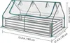 VEVOR Hochbeet Metall 180x90x30 cm, Rechteckiges Produktbild-Vorschau 8