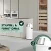 eluno Pushmülleimer 25 Liter aus Stahlblech, Retro Produktbild-Vorschau 2