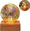 3D-Nachtlicht aus buntem Glas, USB-Projektorlampe, Kugel, Produktbild-Vorschau 1