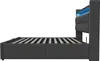 Merax hydraulisch verstelbaar bed met bekleding, 180x200 Productafbeelding-voorbeeld 6