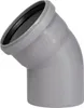 HT Bogen Ø 110 x 45°, mit einseitiger Steckmuffe und Produktbild-Vorschau 5