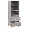 A tall, narrow highboard with shelves and drawers, presented against a white background. Náhľad obrázku produktu