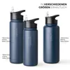 Trinkflasche Edelstahl 500ml Thermo Flasche Sport isoliert Produktbild-Vorschau 6