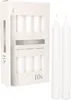 KOTARBAU® Zestaw 10 swiec filarowych Swiece stolowe Biale Podgląd zdjęcia produktu 1