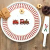 Talíř na dort Polární vlak Ø32cm se servírovacím talířem na Náhled obrázku produktu 5