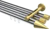 Interdeco Innenlaufstange / Gardinenstange mit Innenlauf Produktbild-Vorschau 1