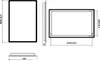 SONNI 60 x 40 cm Badspiegel mit LED energiesparend Produktbild-Vorschau 7