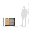 KOMTO Eckschreibtisch Anthrazit/Honing Eiche – Schreibtisch Produktbild-Vorschau 10