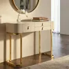Glamoureuze make-up tafel van 100 x 40 x 80 cm met 3 lades Productafbeelding-voorbeeld 12