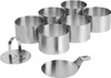 STONELINE® Anelli da dessert tondi set da 8 pezzi | acciaio Anteprima dell’immagine prodotto 1