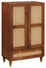 vidaXL Armoire haute marron 60 x 33,5 x 100 cm Bois massif Voir les images du produit 8