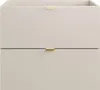 Waschbeckenunterschrank 60 Cm, Kaschmir Matt, 2 Schubladen, Produktbild-Vorschau 2