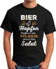 Herren T-Shirt Bier ist aus Hopfen, Hopfen ist eine Pflanze Produktbild-Vorschau 2